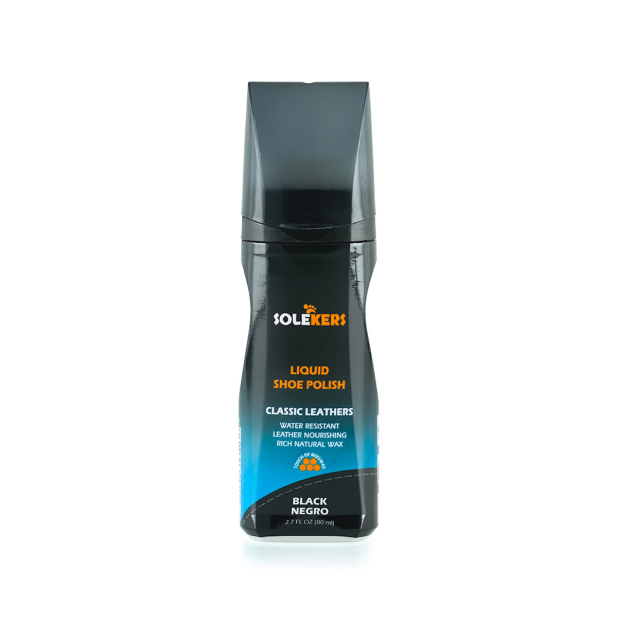 Solekers Liquid Shoe Polish Black 80 ml