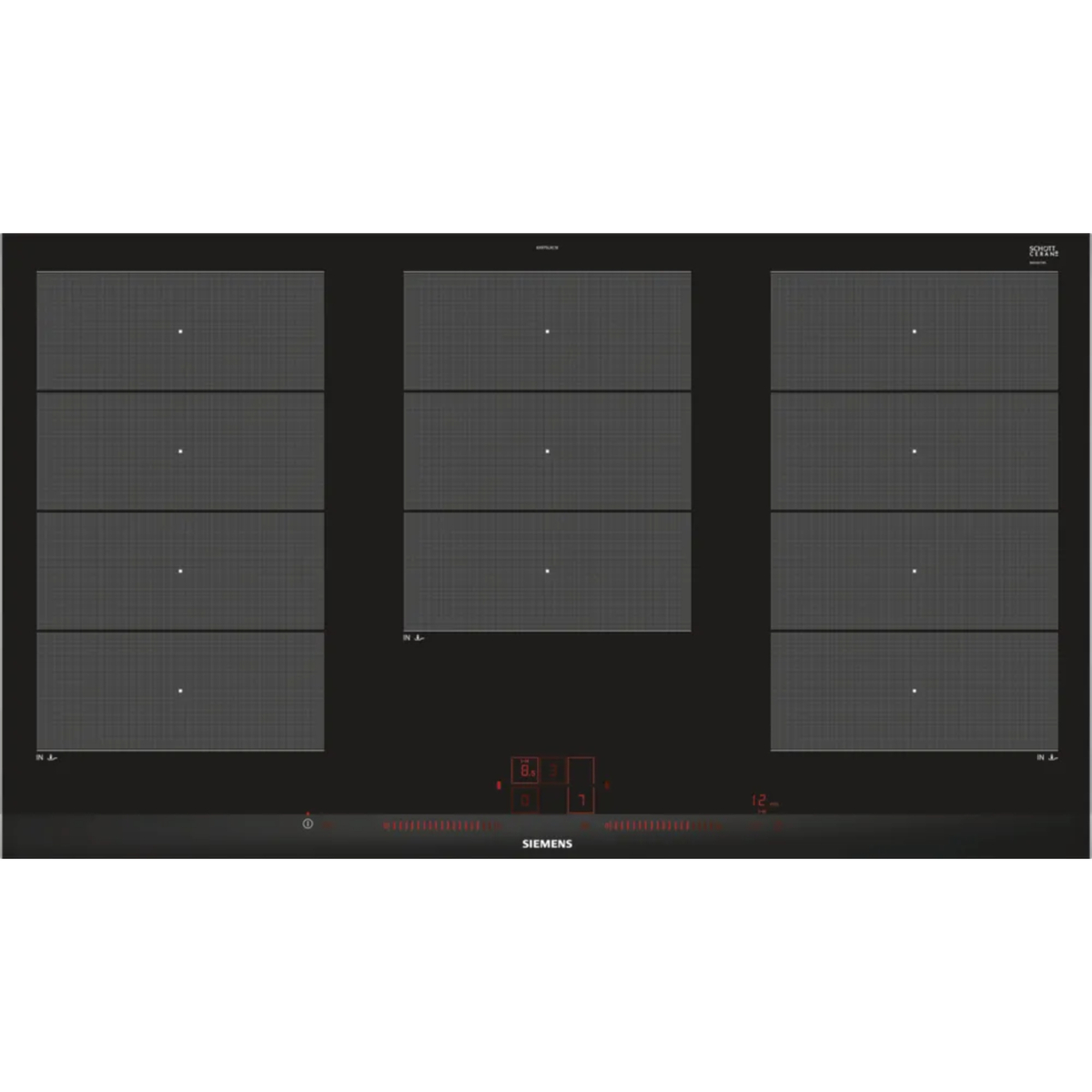 Siemens Built-in iQ700 Induction Hob EX975LXC1E, 90cm Black