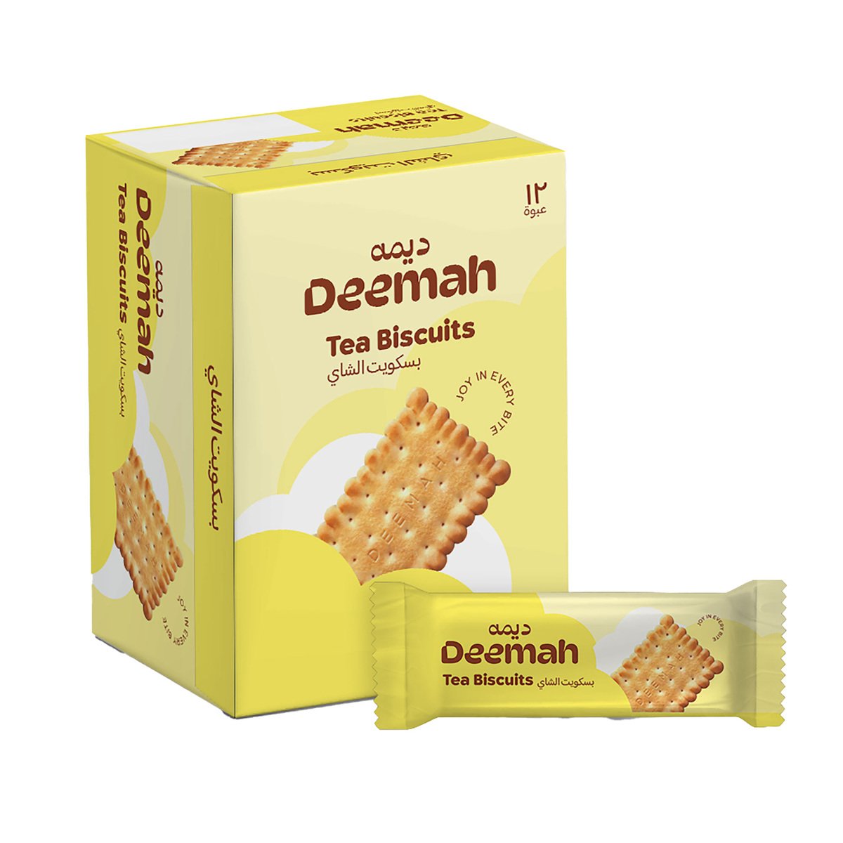 Deemah Tea Biscuits 12 x 80 g