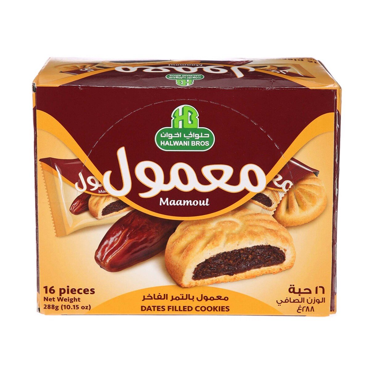 Halwani Maamoul Date Filled Cookies 16 pcs 288 g
