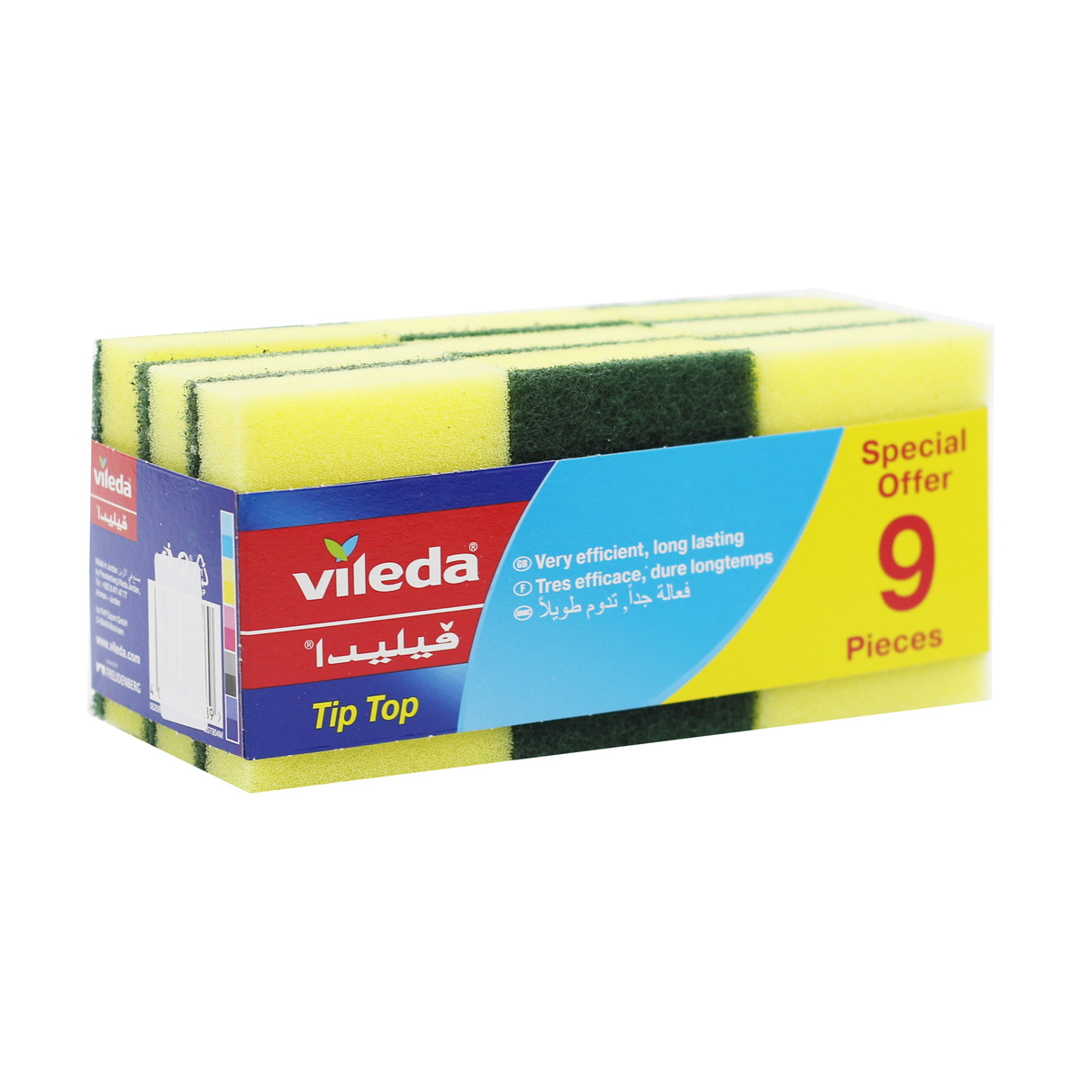 Vileda Sponge Tip Top 7 + 2