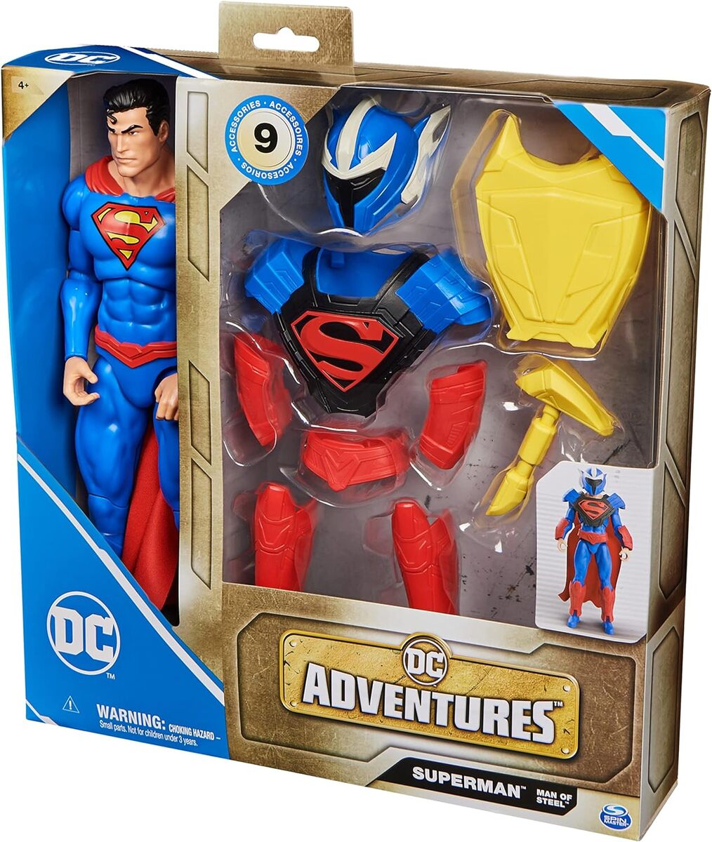 DC Superman Man of Steel Action Figure with Accessories, 30.48 cm, 6067957