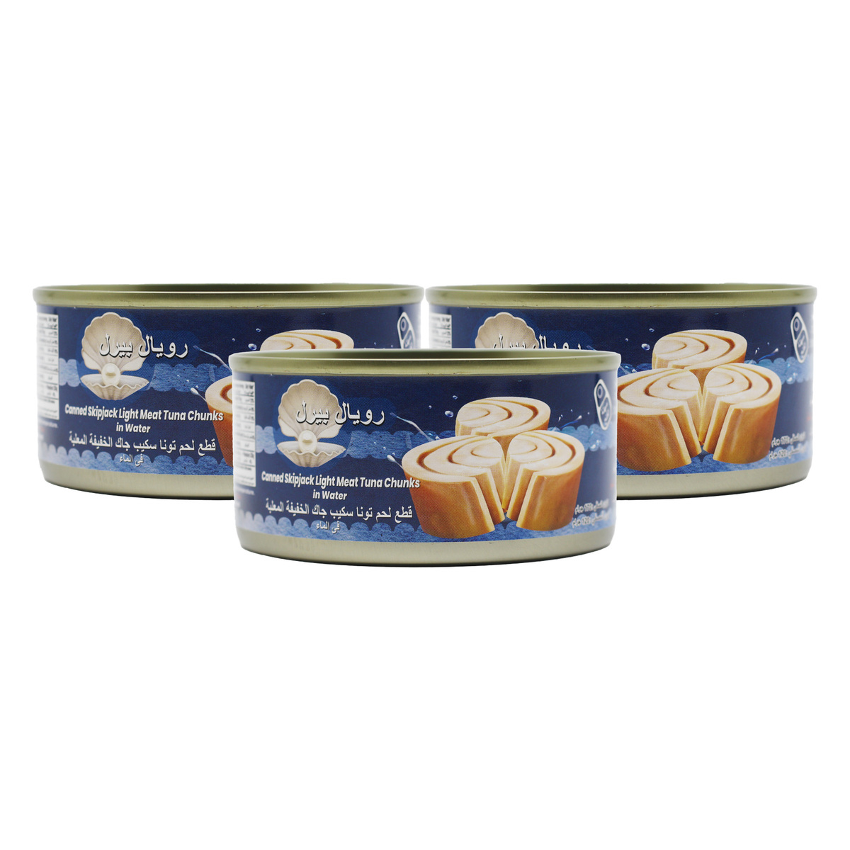 Royal Pearl Light Meat Tuna Chunks In Water 3 x 170 g