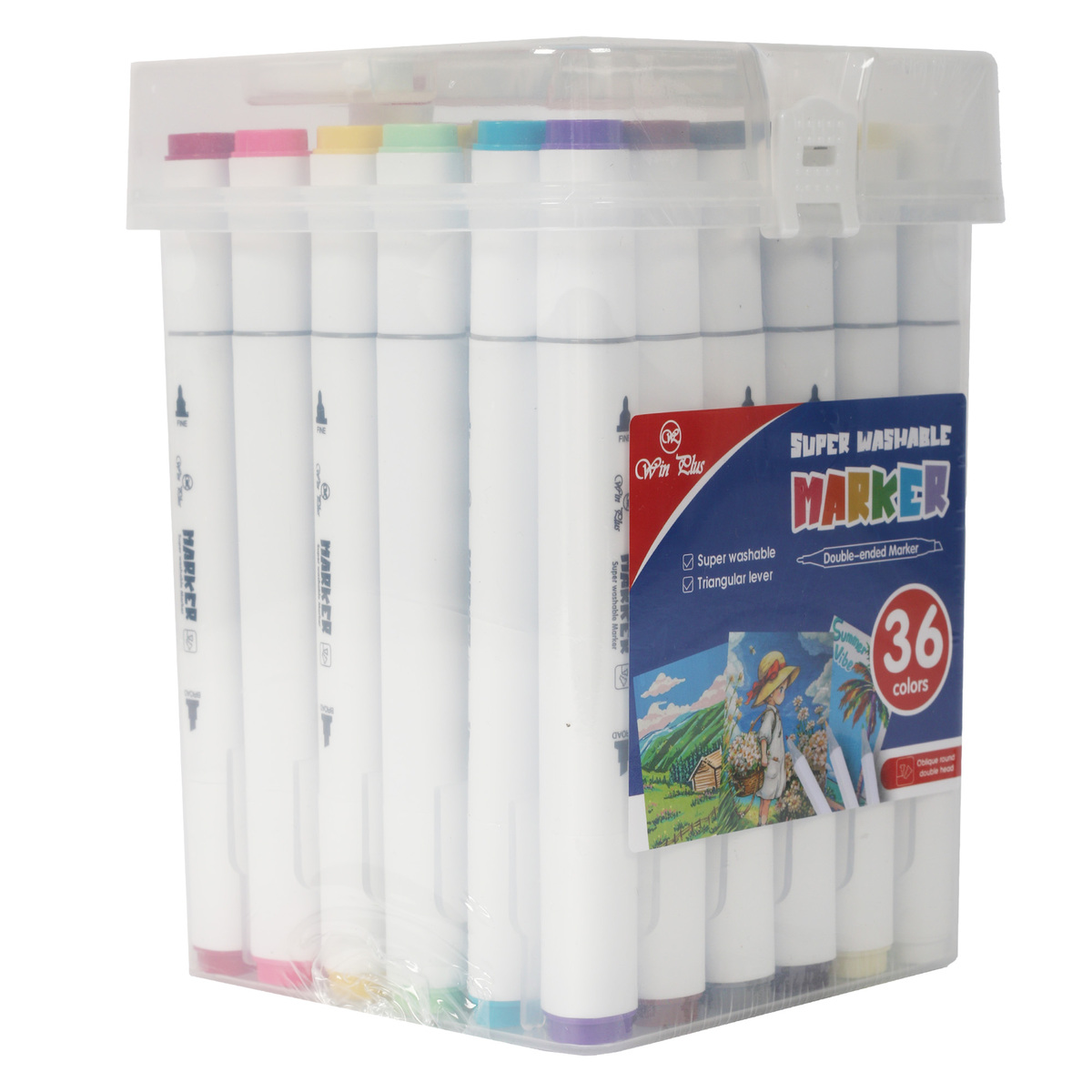 Win Plus Twin Marker WP24J07 36 Colours