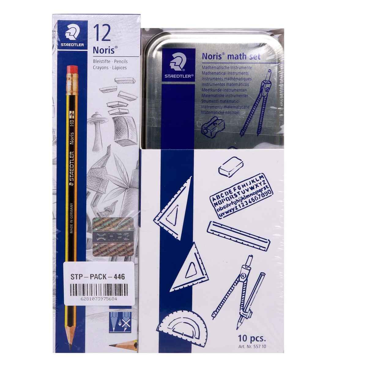 Staedtler Math Set + Color Pen 4320 + Noris 12 Pencil