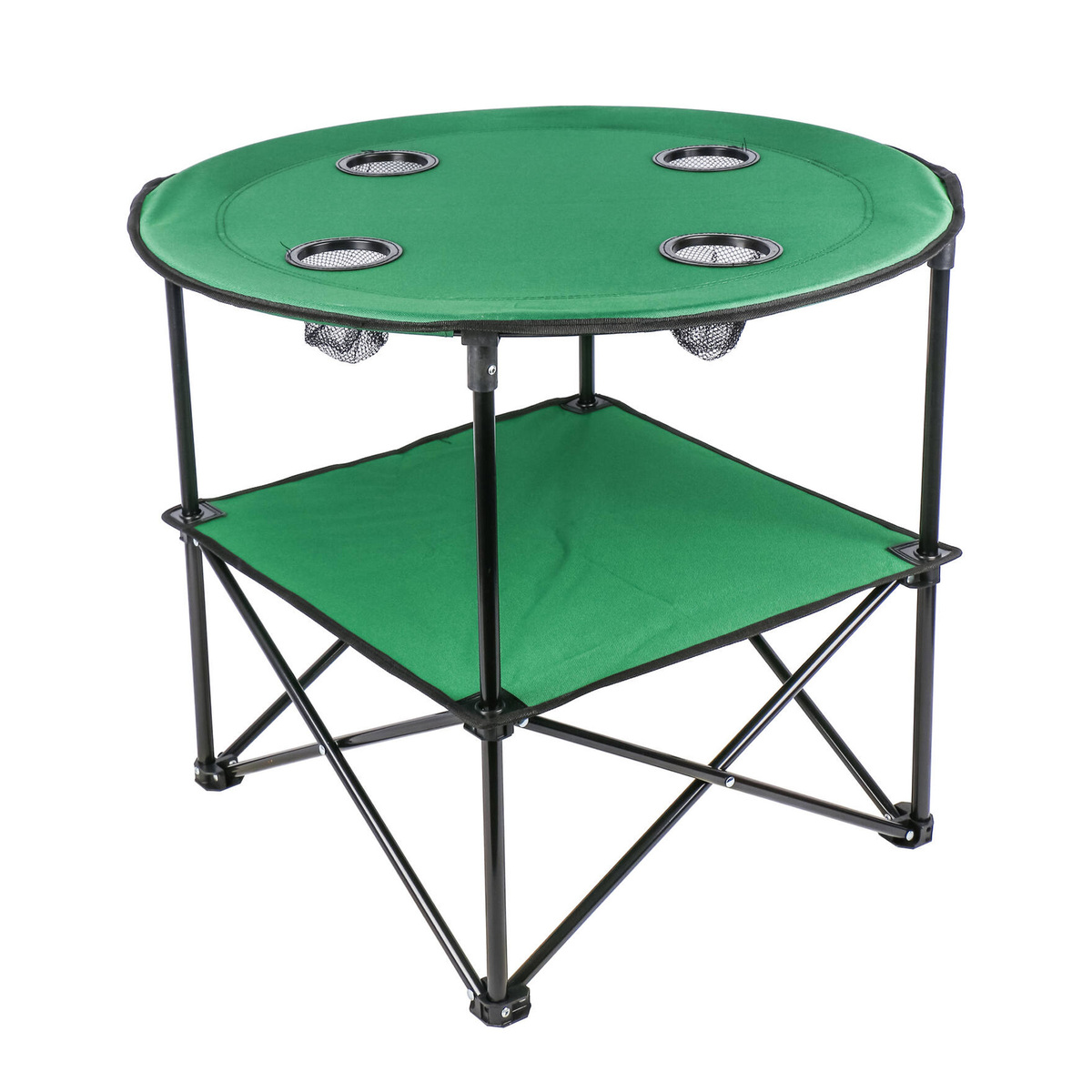 Campmate Fabric Round Camping Table Size: 72x72x62cm