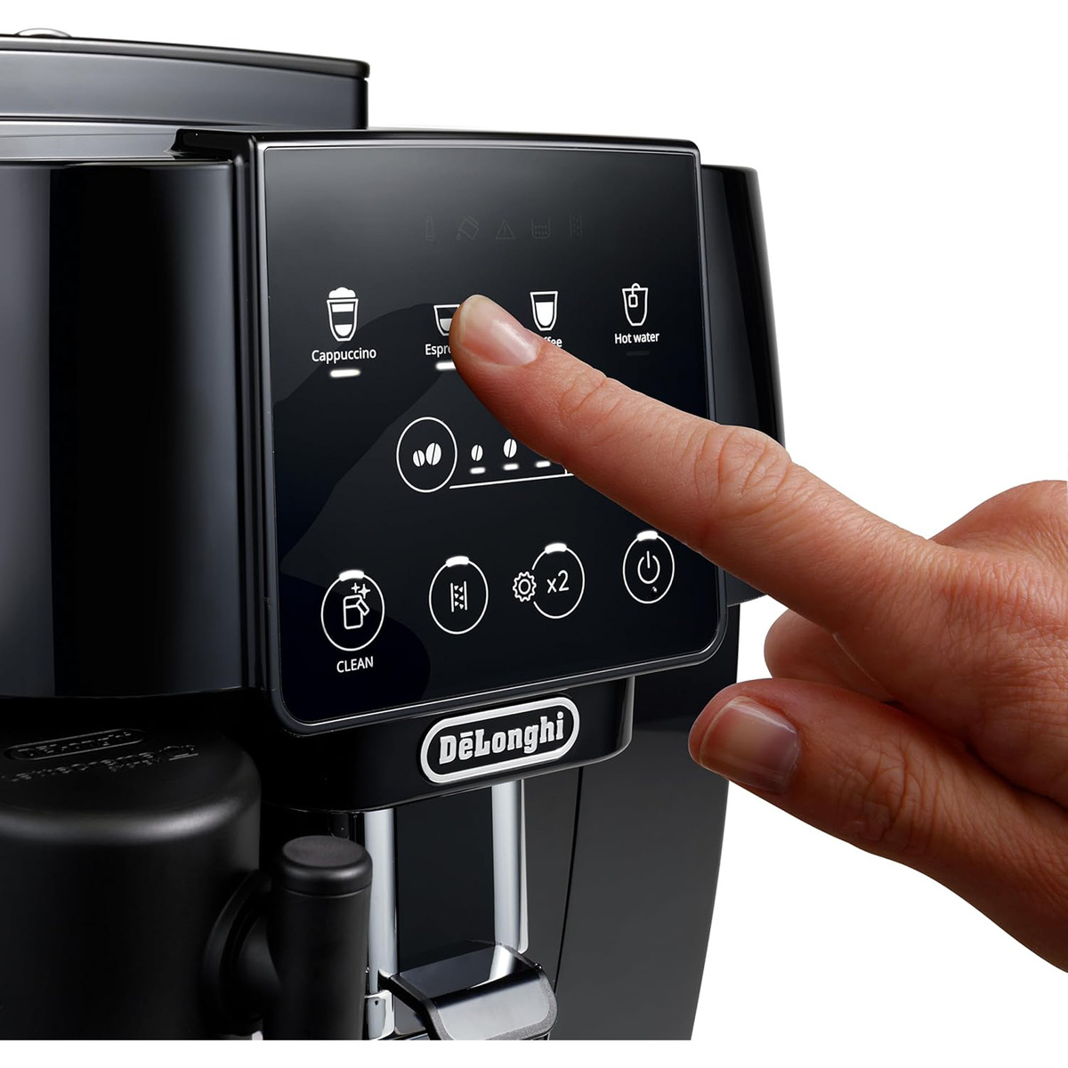 Delonghi Magnifica Start Fully Automatic Bean to Cup Coffee Machine, 1450W, Black, ECAM220.60.B