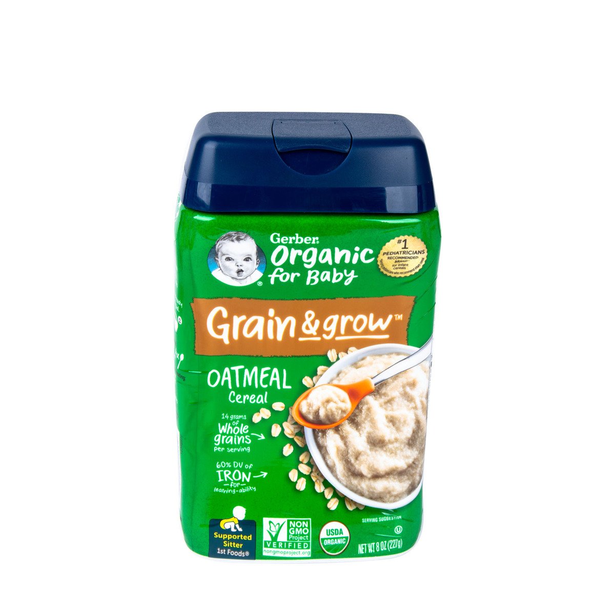 GERBER® Stage 2 Multigrain Oatmeal Baby Cereal 227 g, 227 GR