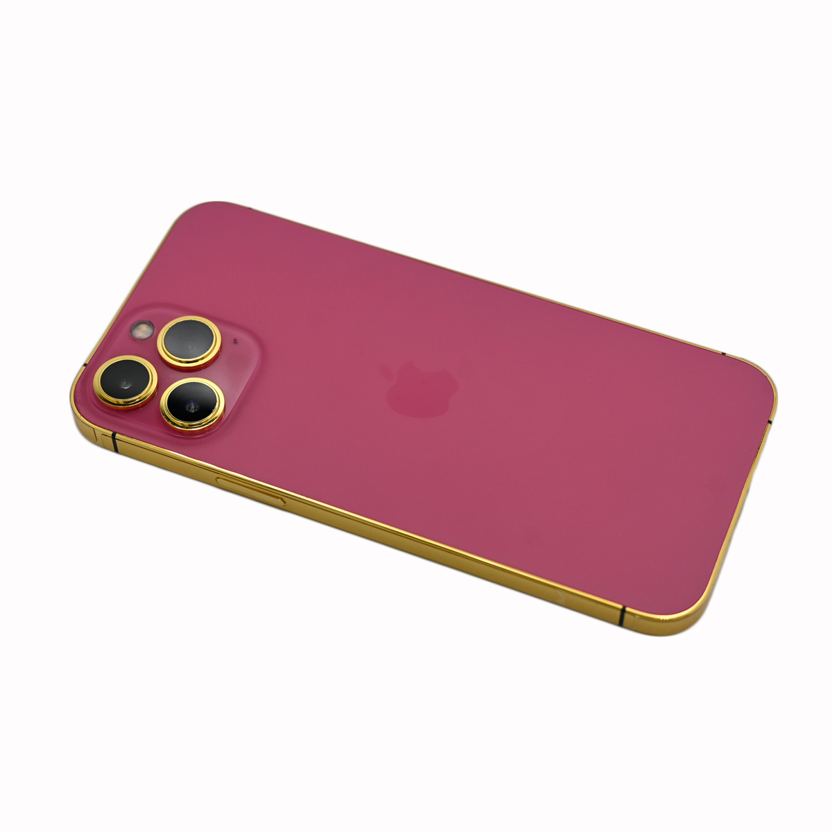 Caviar Luxury 24k Gold Frame Customized Iphone 14 Pro 256 Gb Pink