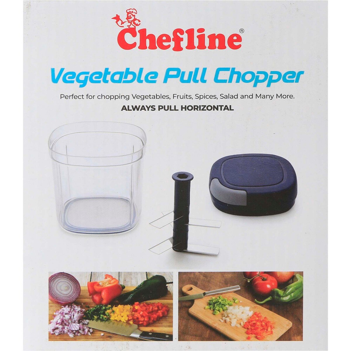 Chefline Vegetable Pull Chopper 900ml INDPJ