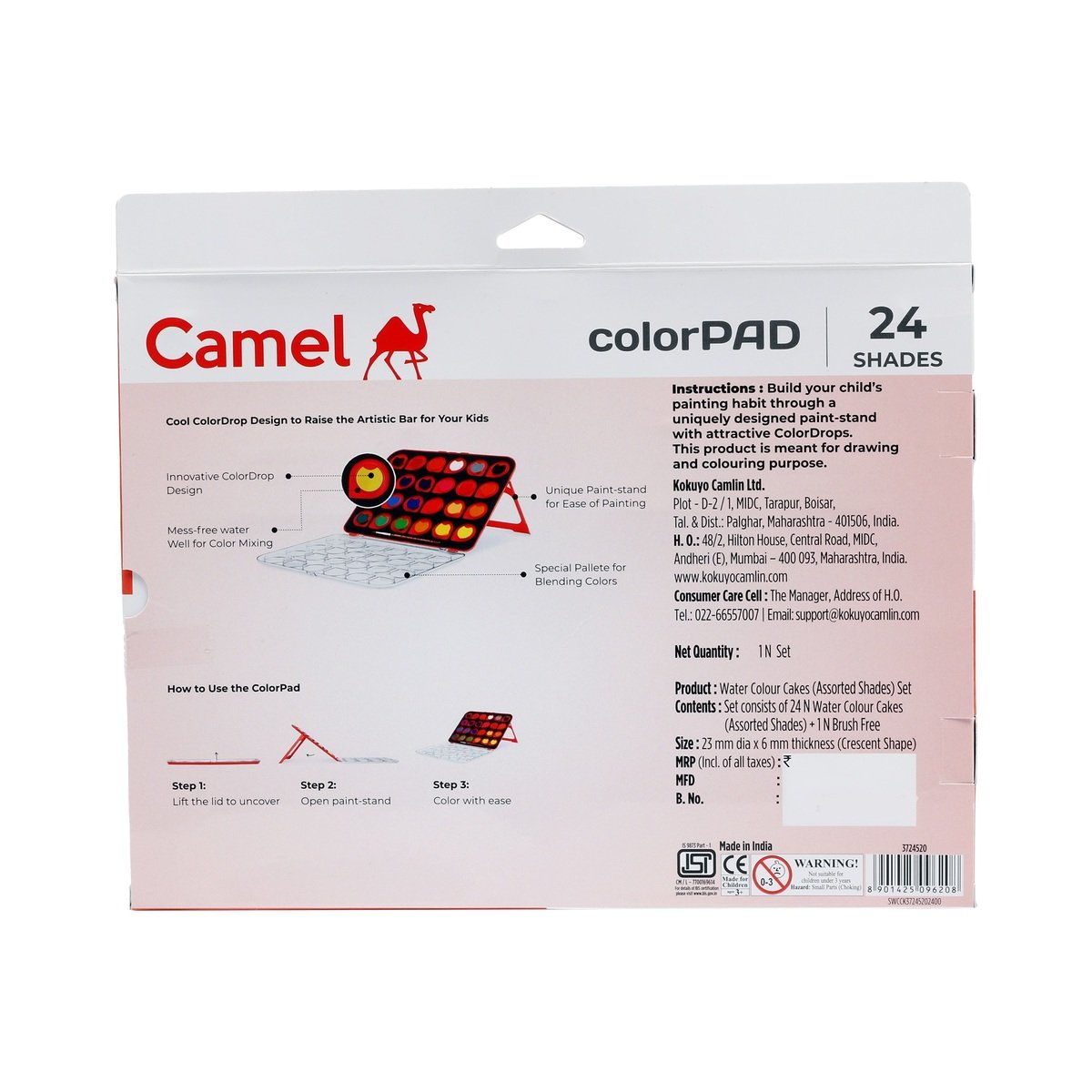 Camel Color Pad 24 Shades