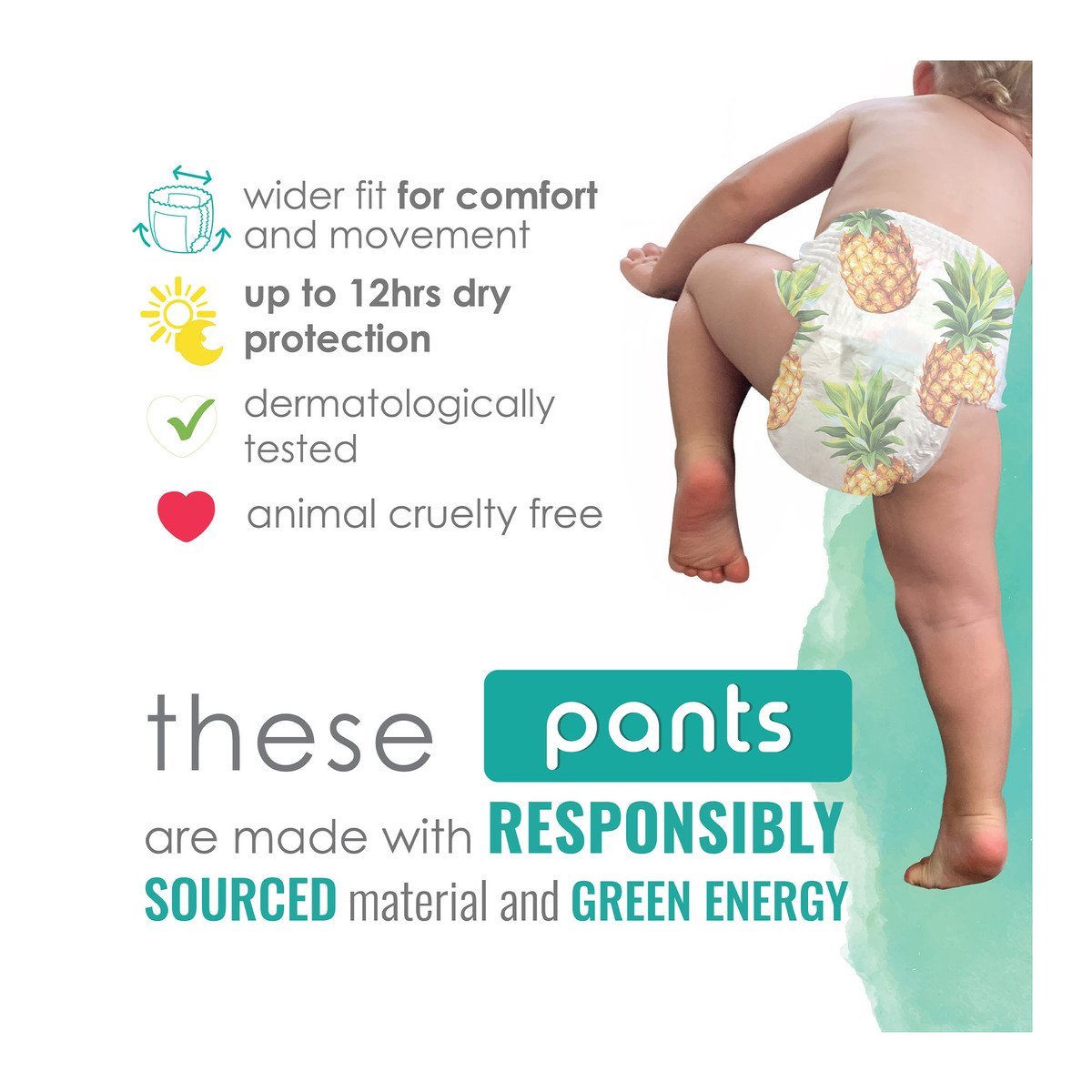 Pure Born Diaper Training Pants Size 7 17 kg Value Pack 16 pcs