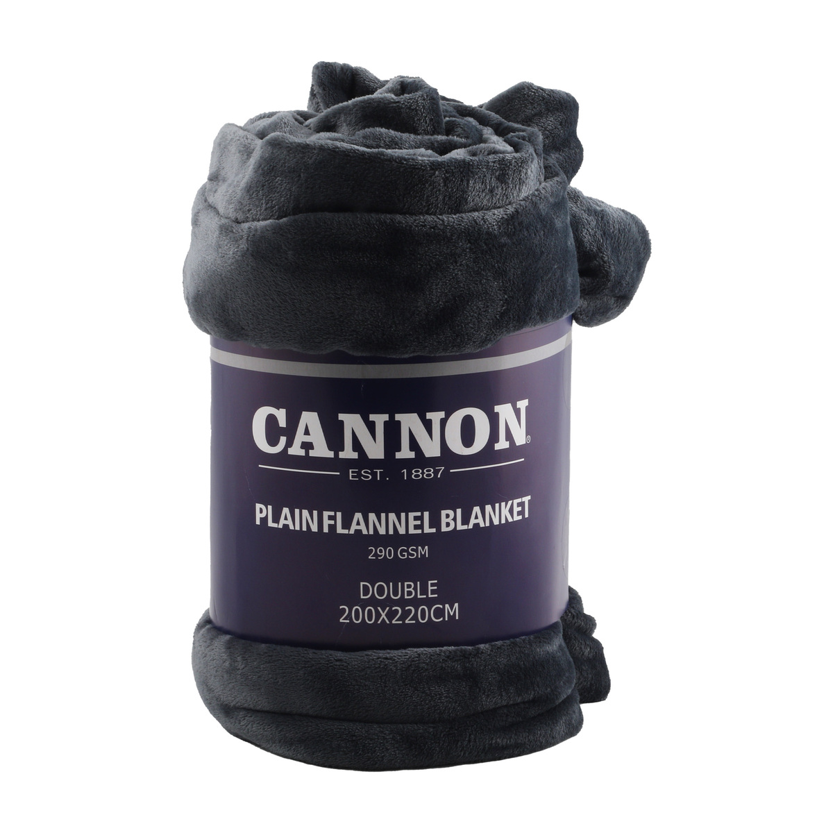 Cannon Flannel Blanket Double 200 x 220cm Assorted Colors