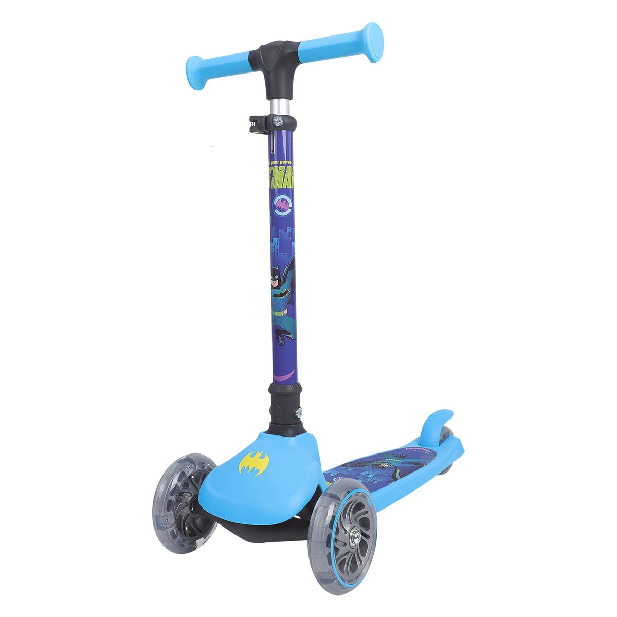 DC Batman Three Wheels Foldable Kick Scooter K4 BM