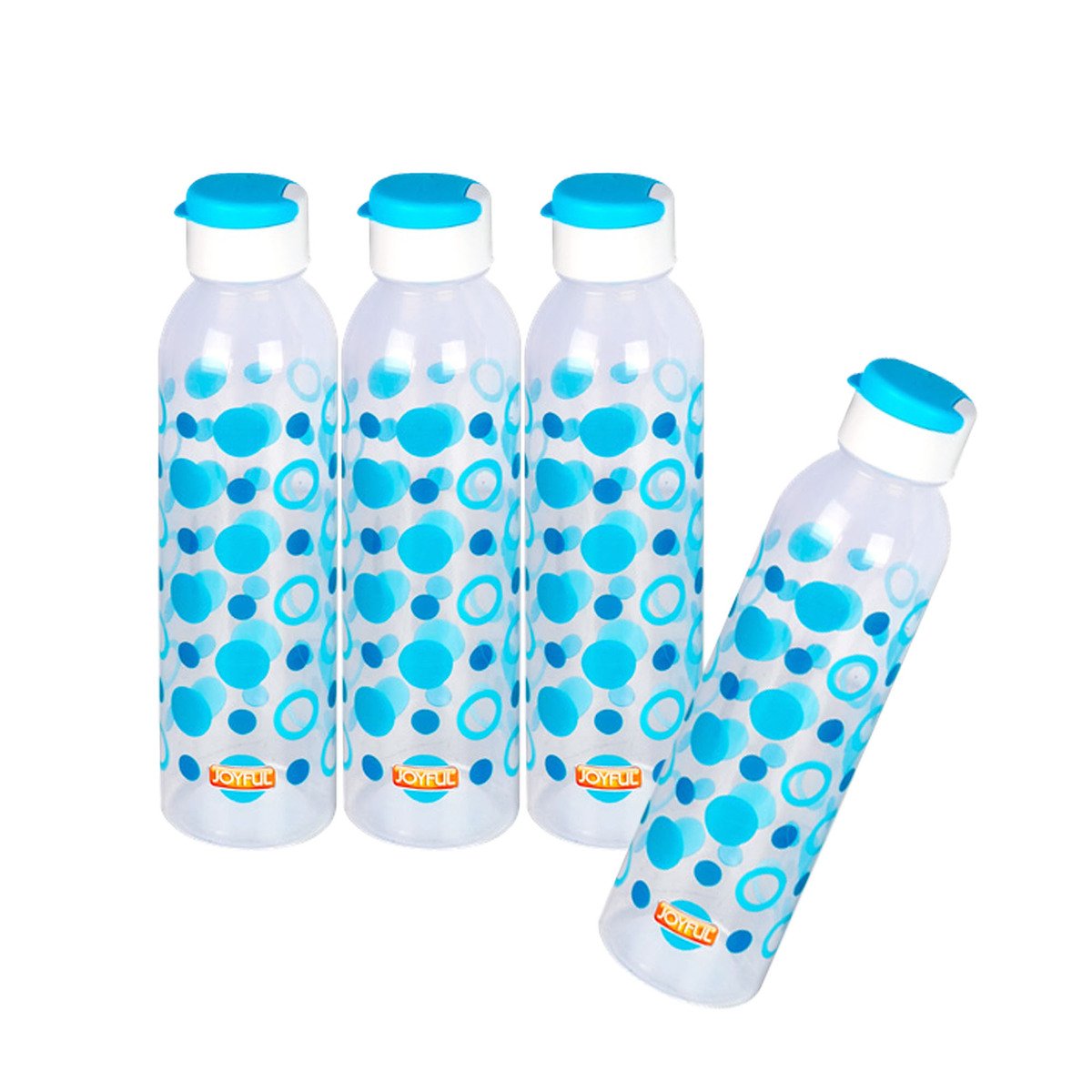 Joyful Cool Tower Fridge Bottle, 4 pcs