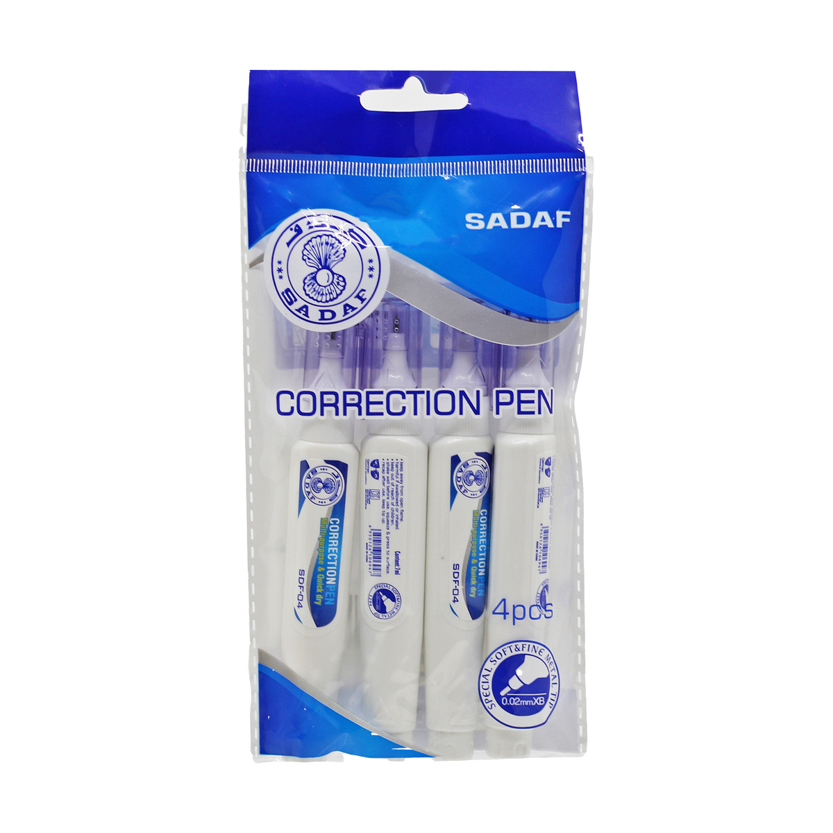 Sadaf Correction Pen 4pcs SDF04