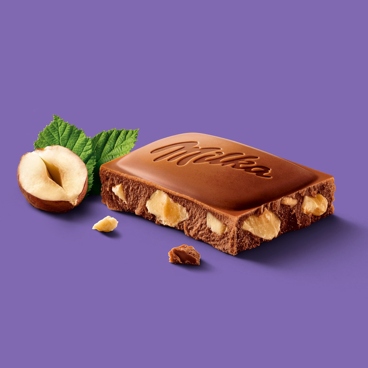 Milka Chocolate with Whole Hazelnuts 90 g