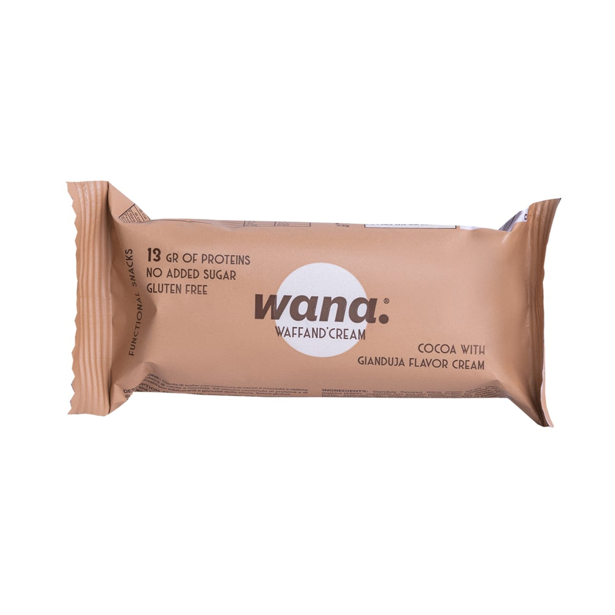 Wana Waffand'Cream Cocoa With Gianduja Flavor Cream 43 g