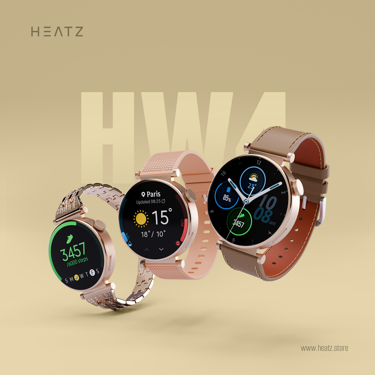 Heatz Smartwatch Queens Edition HW4 Assorted