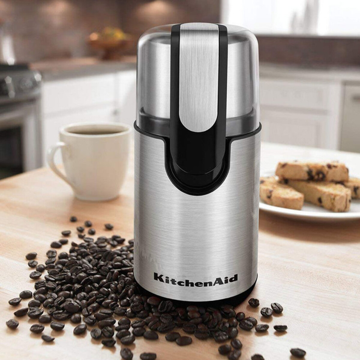 Kitchenaid Blade Coffee Grinder, Silver, Bcg211ob