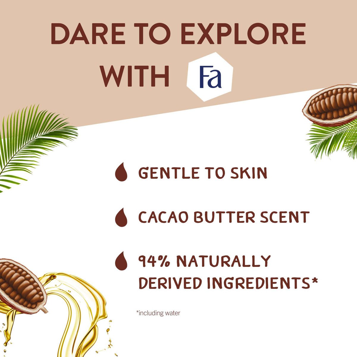 Fa Cacao Cream & Oil Shower Cream 250 ml