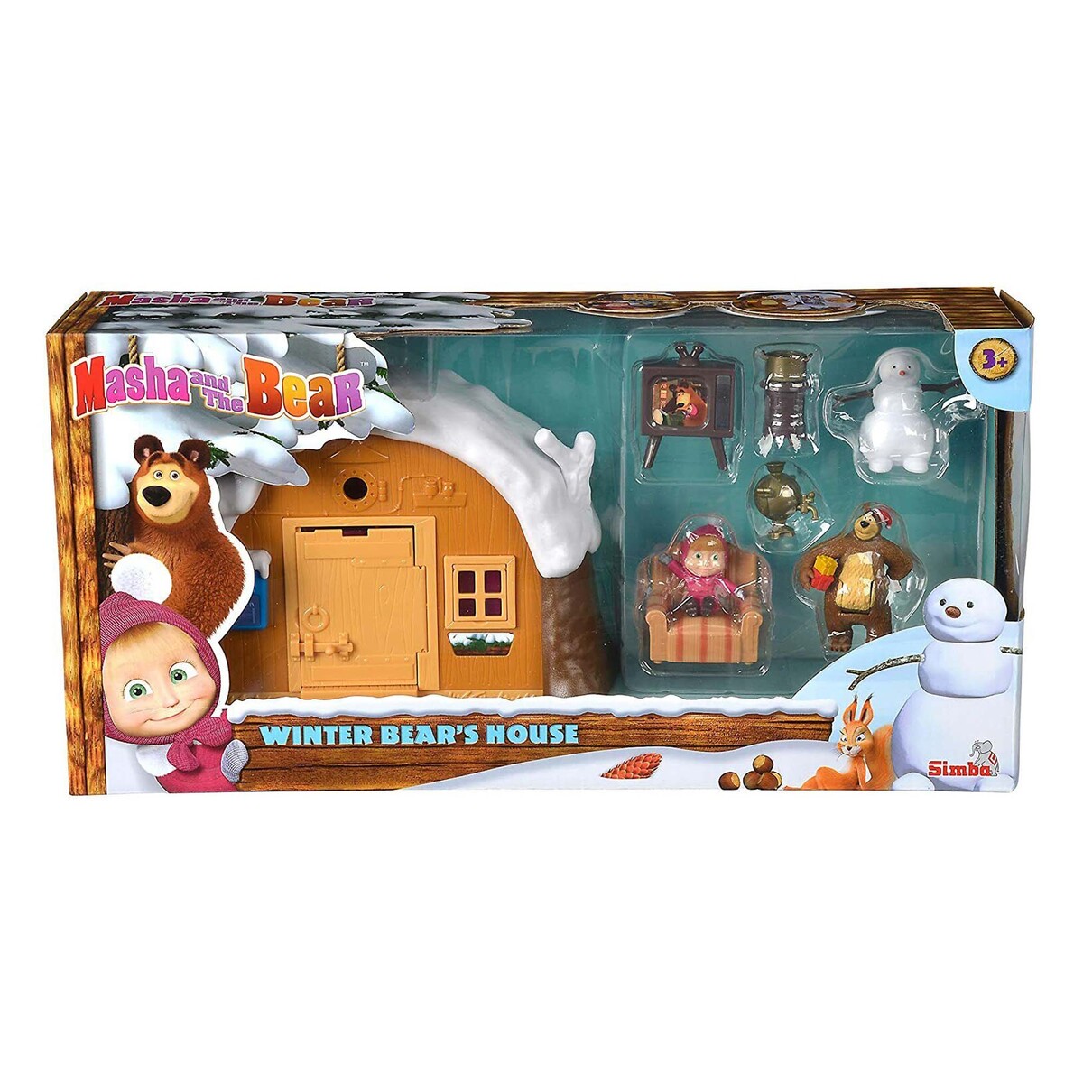 Simba Masha and The Bear Winter House Play Set, 9301023