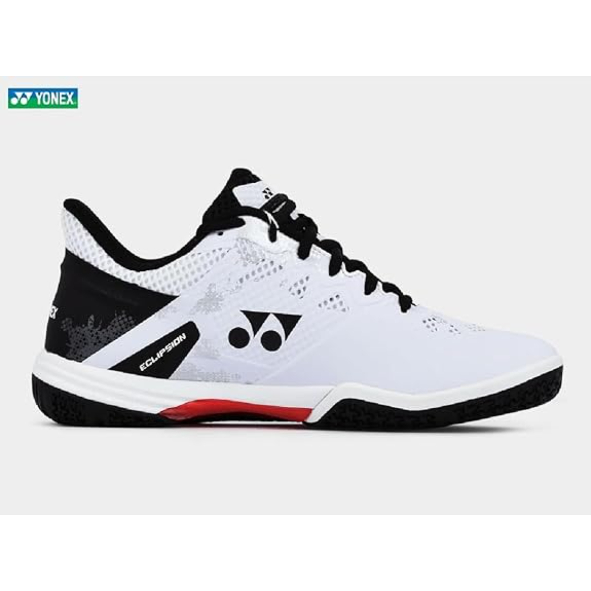 Yonex Power Cushion Eclipsion Z Wide Badminton Shoes, SHBELZ3WEX, White/Black, 42