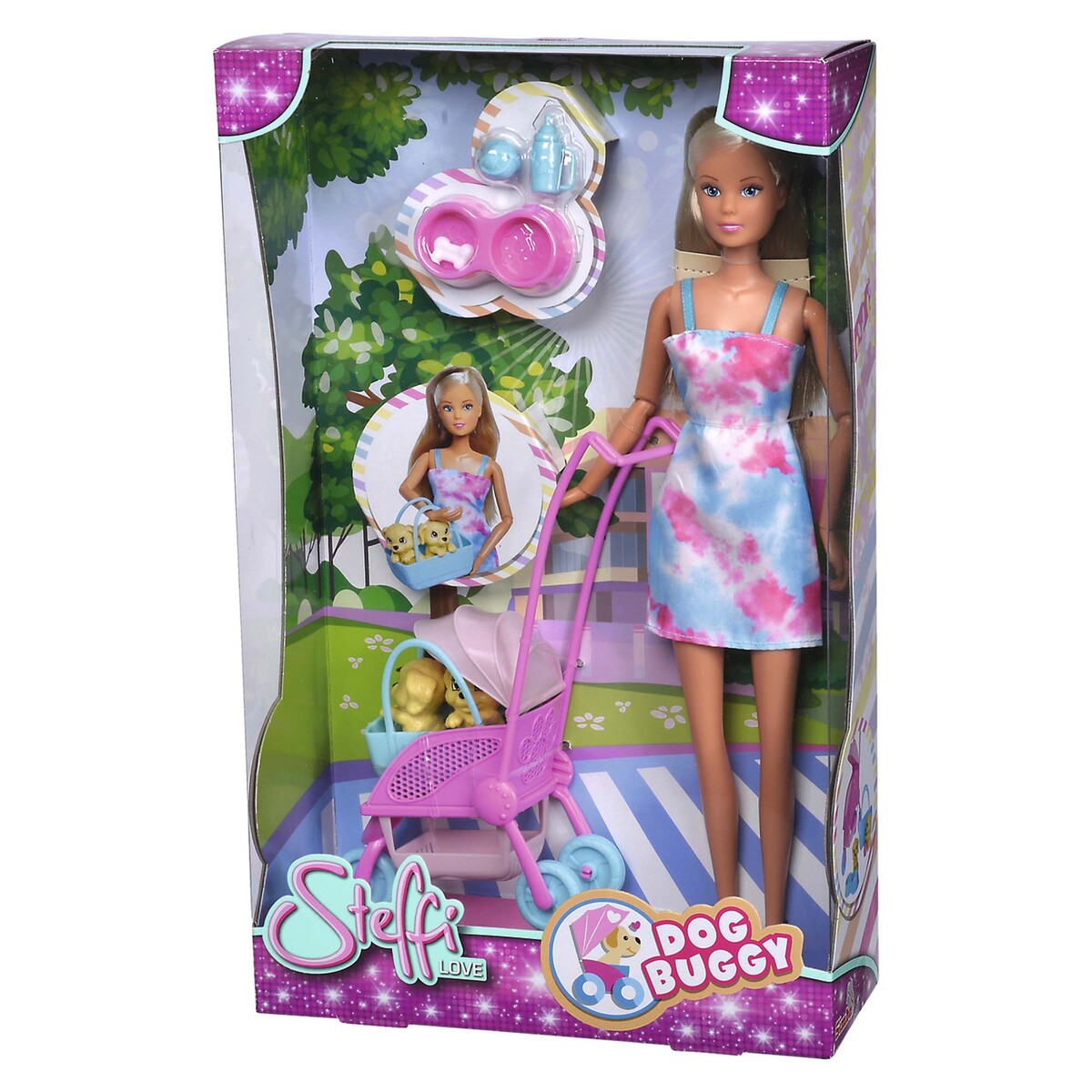 Steffi Love Dog Buggy Doll, 105733630