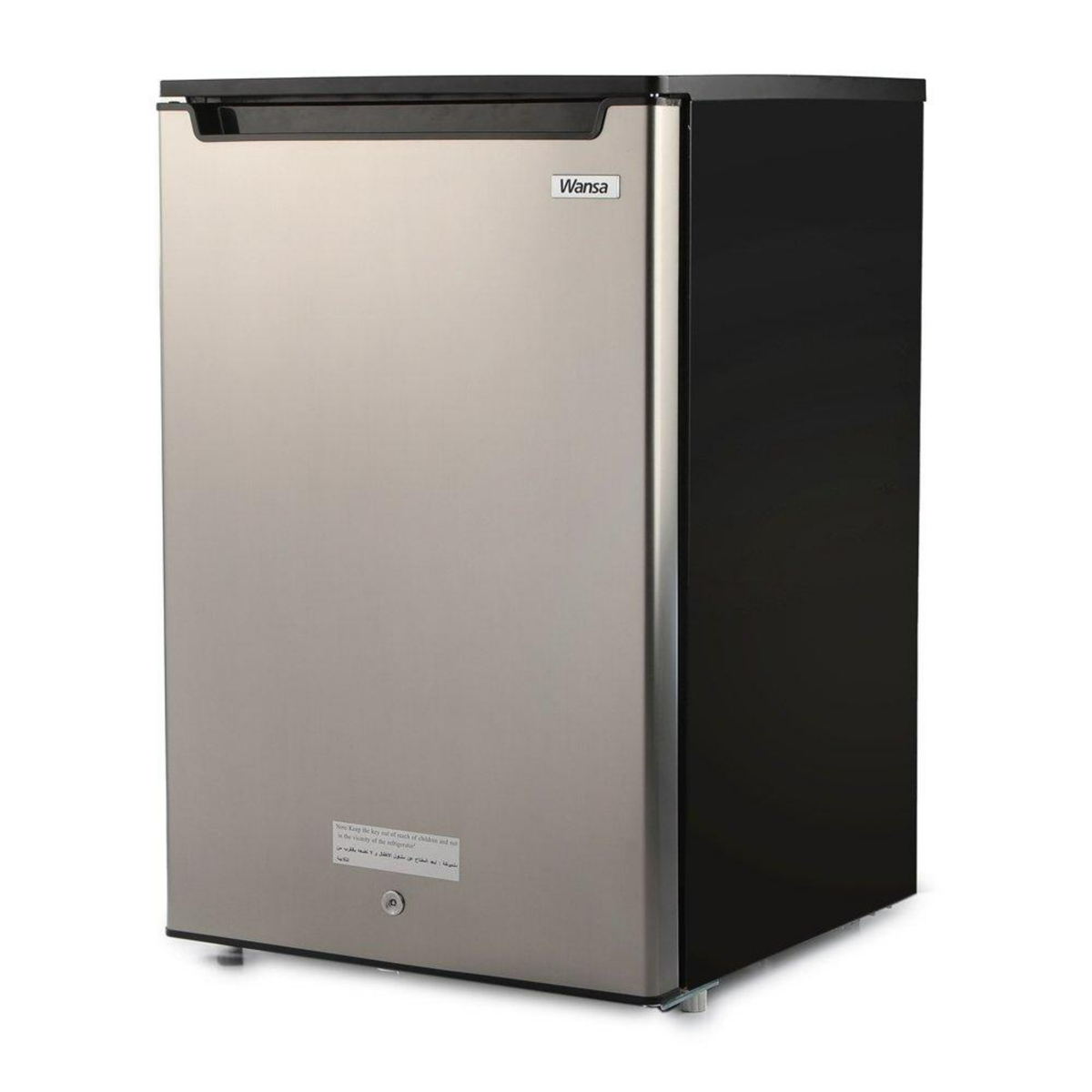 Wansa Upright Freezer, 102L, Stainless Steel, WUOD102NFSSC7