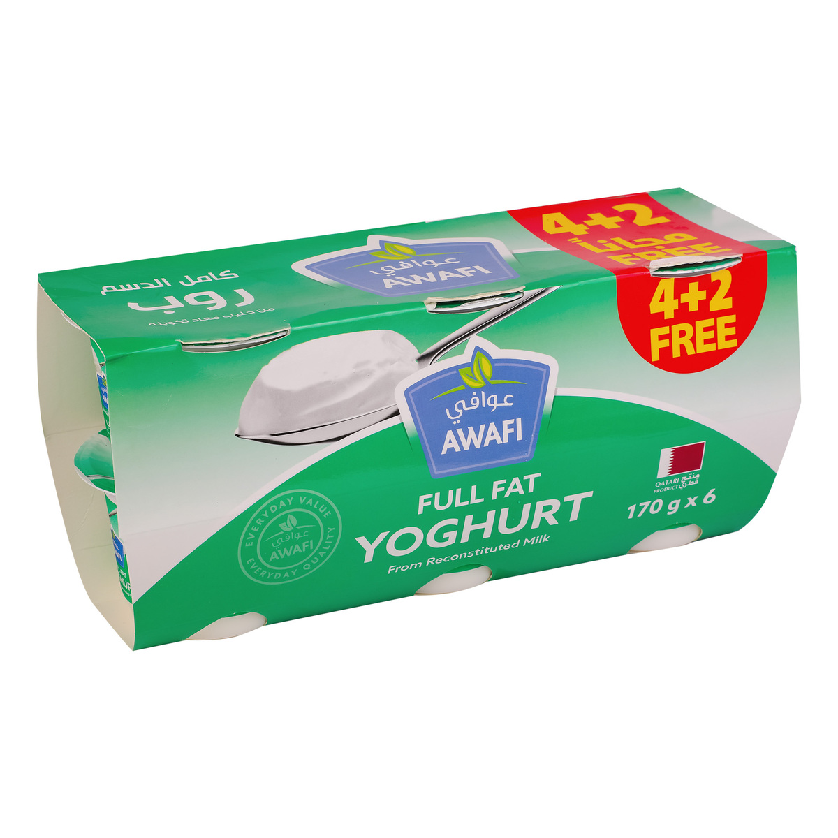 Awafi Yoghurt Full Fat 6 x 170 g