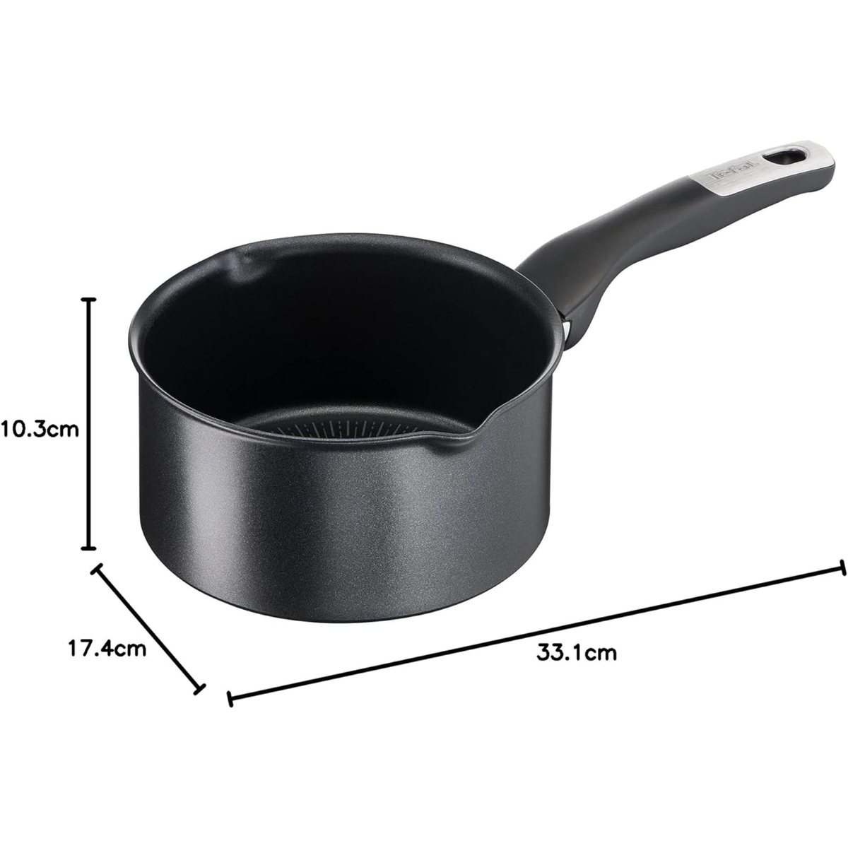 Tefal Unlimited Titanium Anti-Scratch Coating Saucepan, 16 cm, G2552802