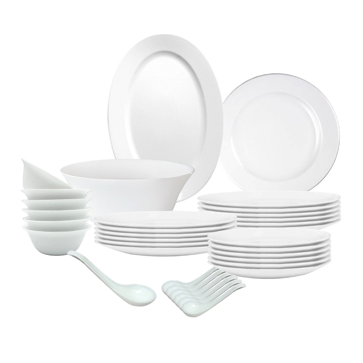 Melrich Opal Dinner Set, 33pcs MROP-33