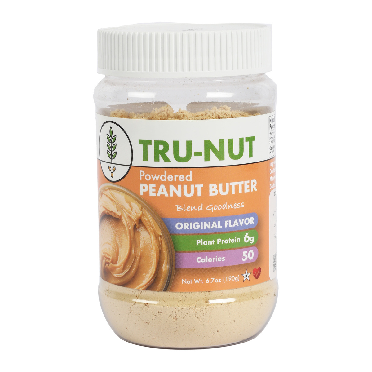 Tru Nut Powdered Peanut Butter Original Flavour 190 g