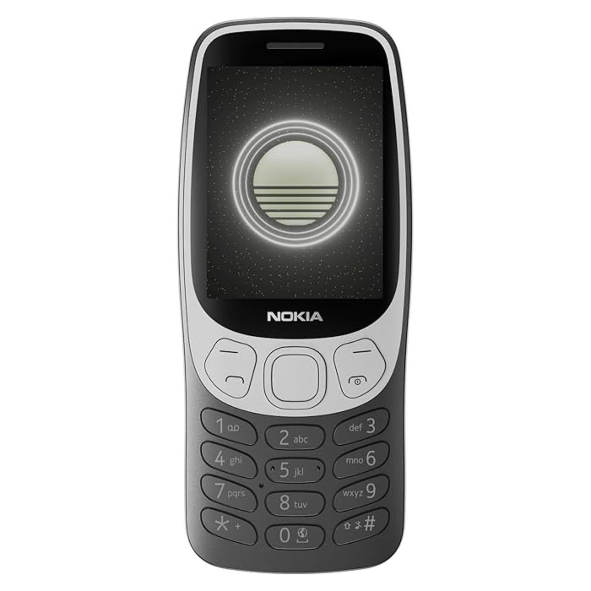 Nokia 3120-TA1618 4G Feature Phone,with Dual SIM, Grunge Black