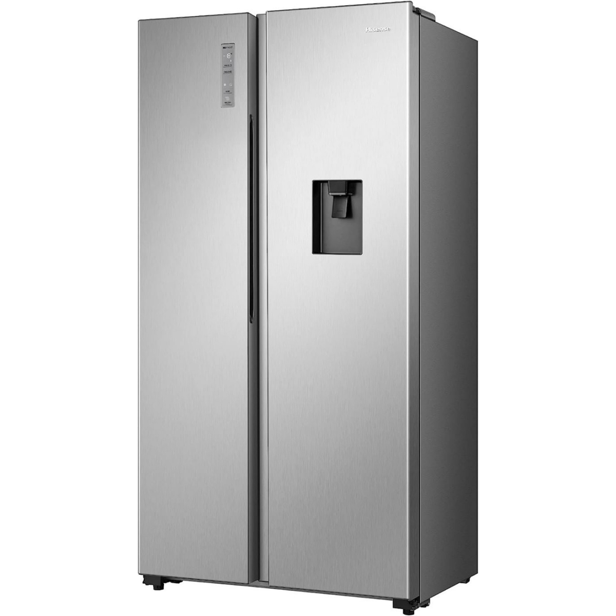 Hisense Side by Side Refrigerator with Water Dispenser, 508L, Stainless Steel Finish, RS670N4WSU1