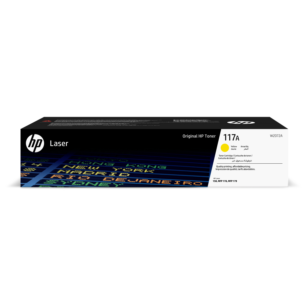 HP 117A Original Laser Toner Cartridge (W2072A),Yellow