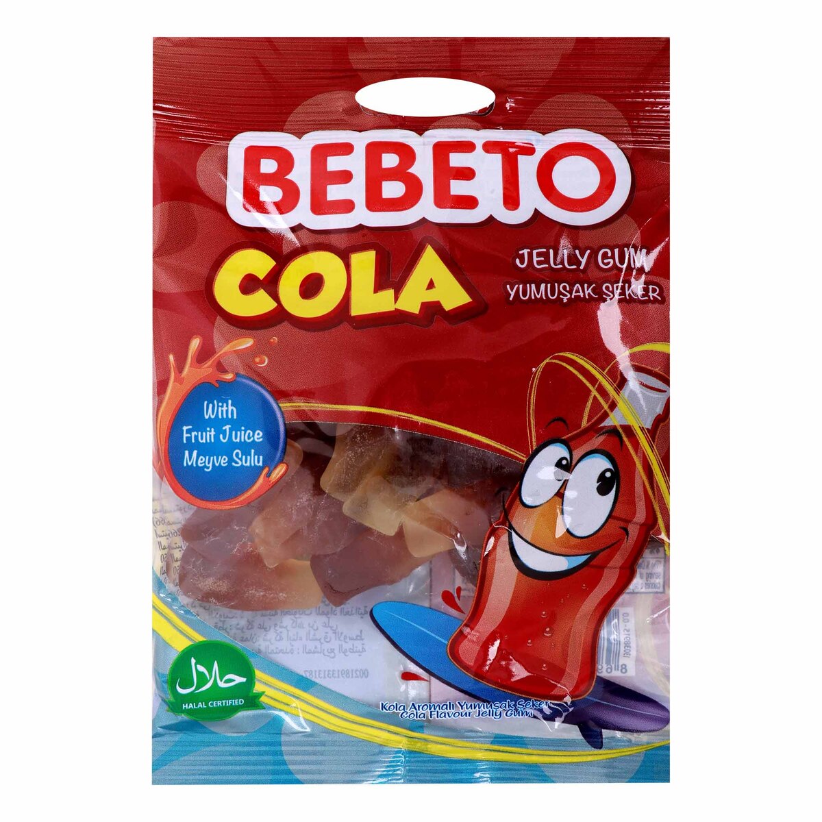 Bebeto Jelly Soft Candy Cola 80 g