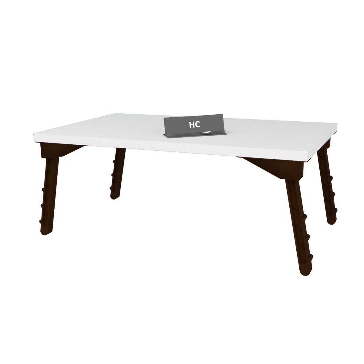 Home Canvas Luna Laptop Computer Table White BF00207