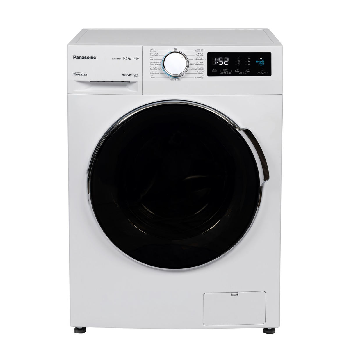 Panasonic Front Load Washing Machine NA-18MG1WAE 9KG,White