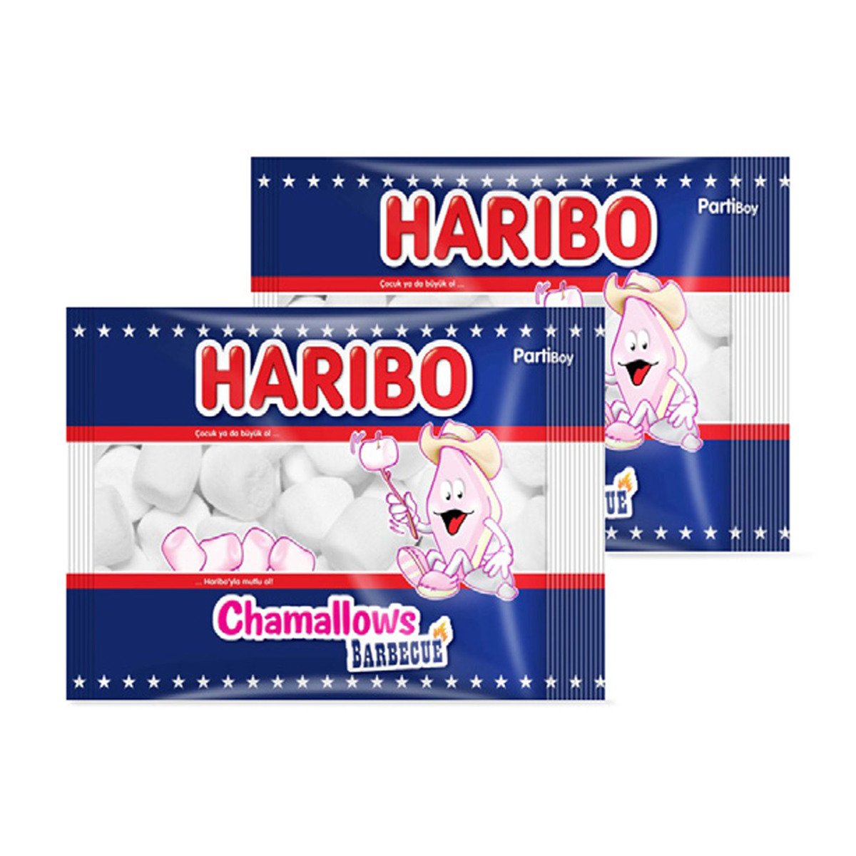 Haribo White Chamallows Value Pack 2 x 300 g