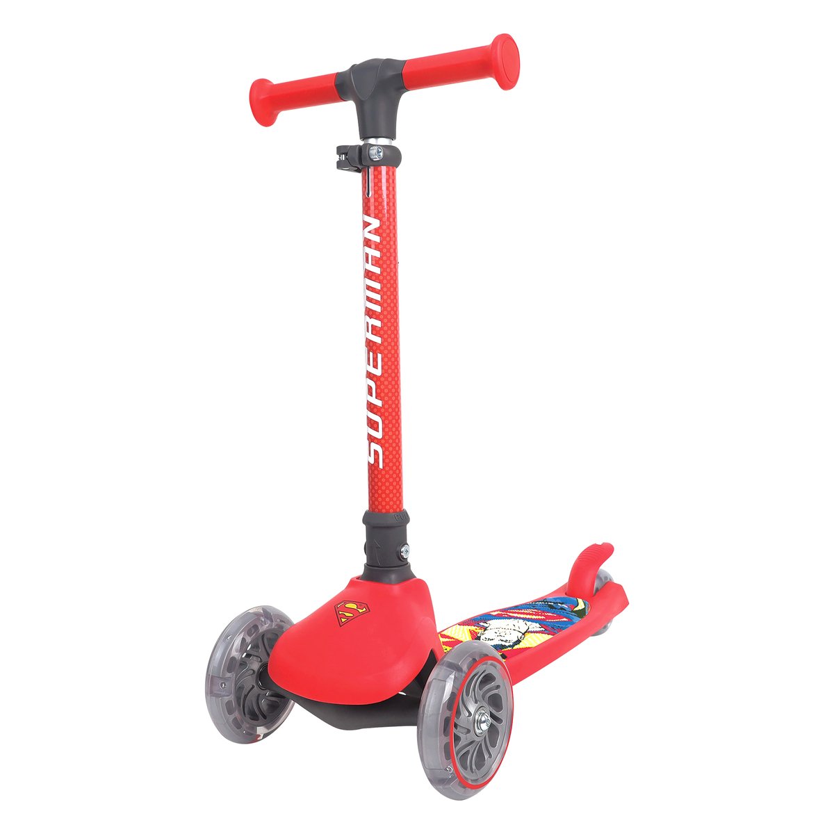 DC Superman Three Wheels Foldable Kick Scooter K4 SM