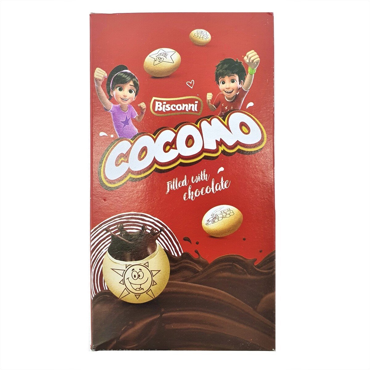 Bisconni Cocomo Filled With Chocolate Biscuits Value Pack 24 x 16 g