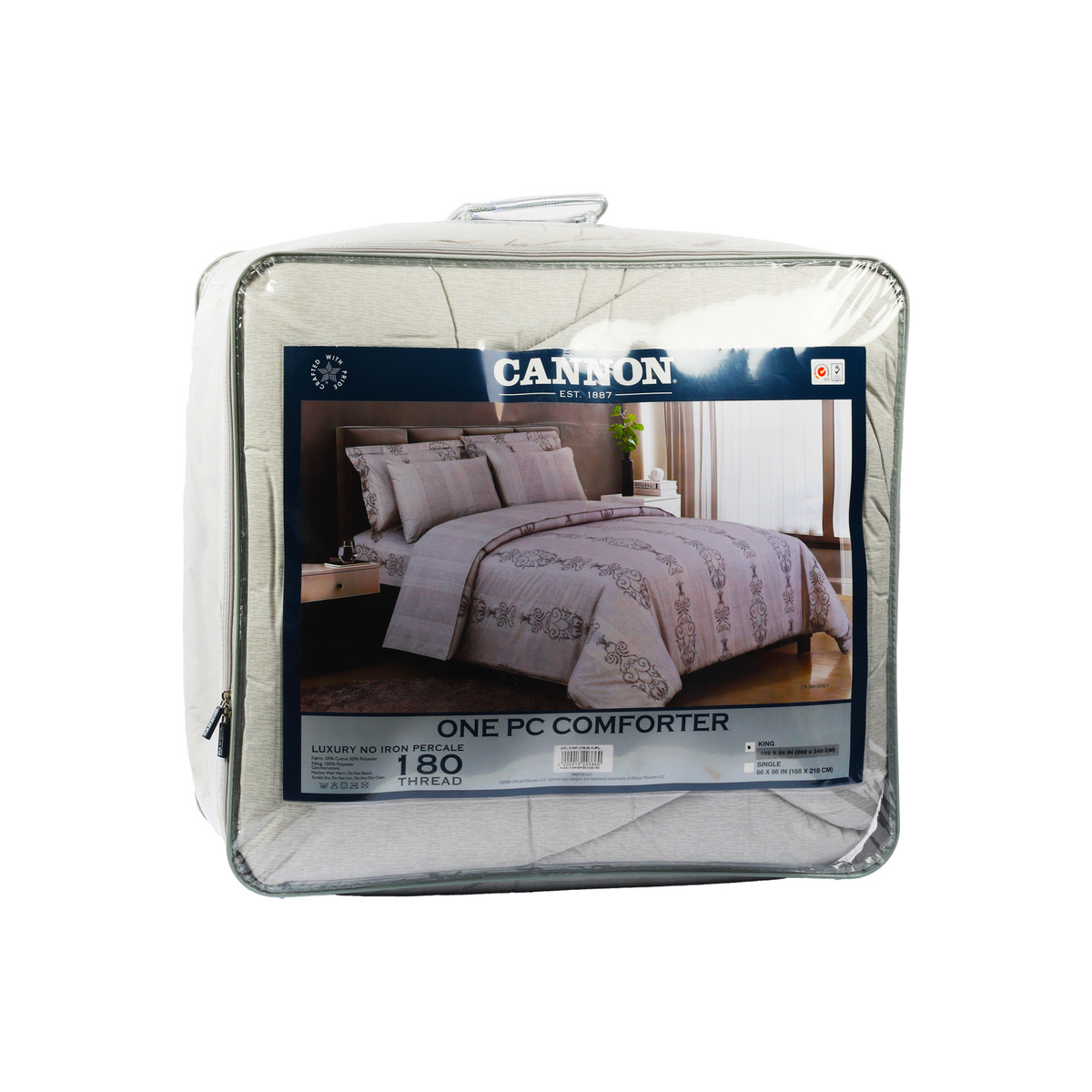 Cannon Comforter 240 x 260cm Assorted