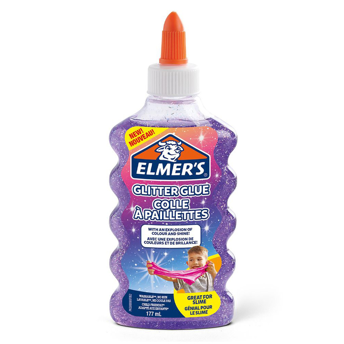 Elmer's Glitter Glue 177ml Purple