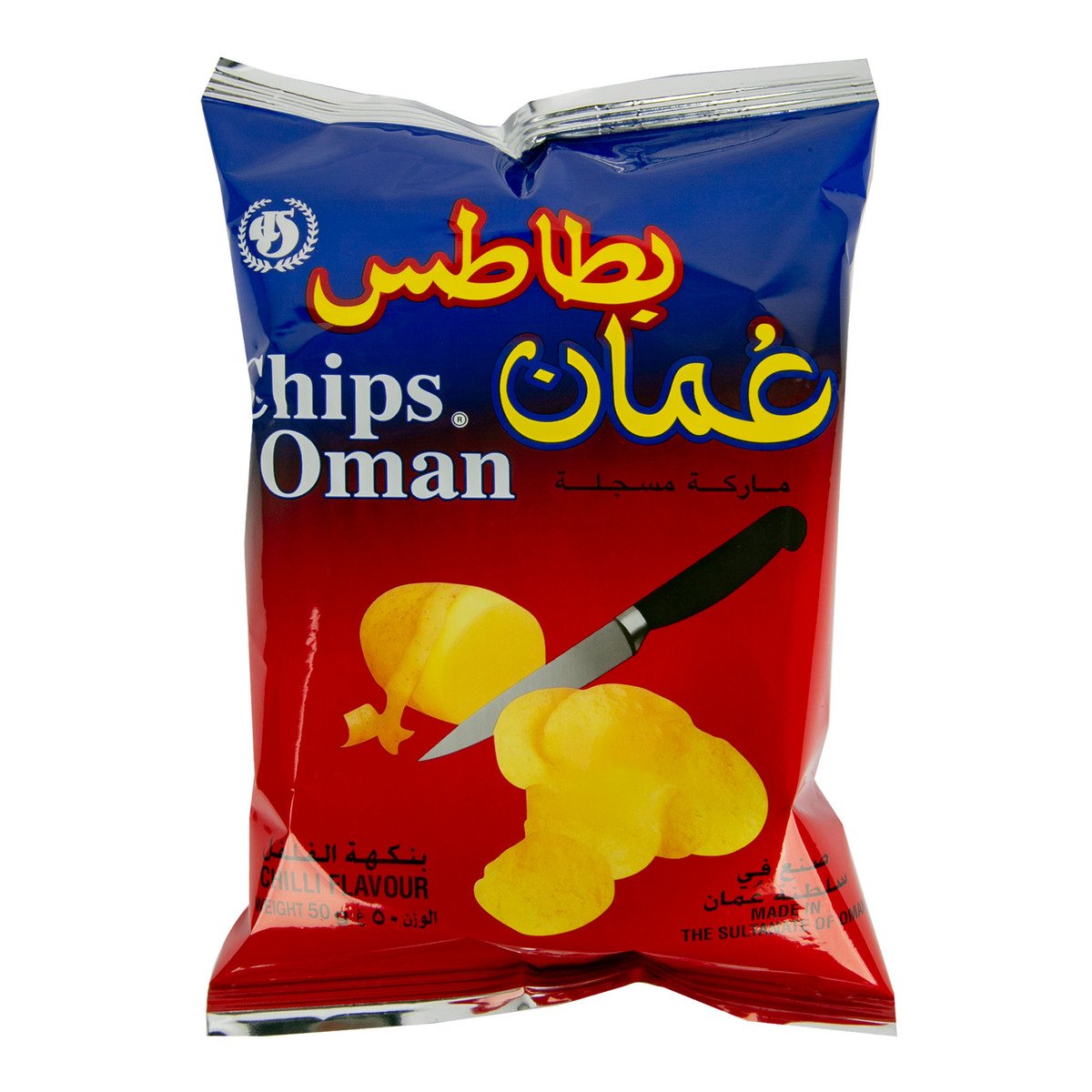 Oman Chips Chilli Flavour 50 g