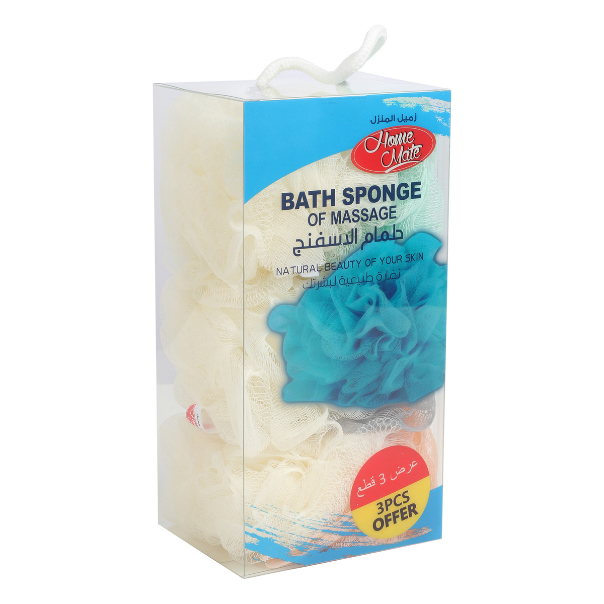 Home Mate Bath Sponge 3 pcs