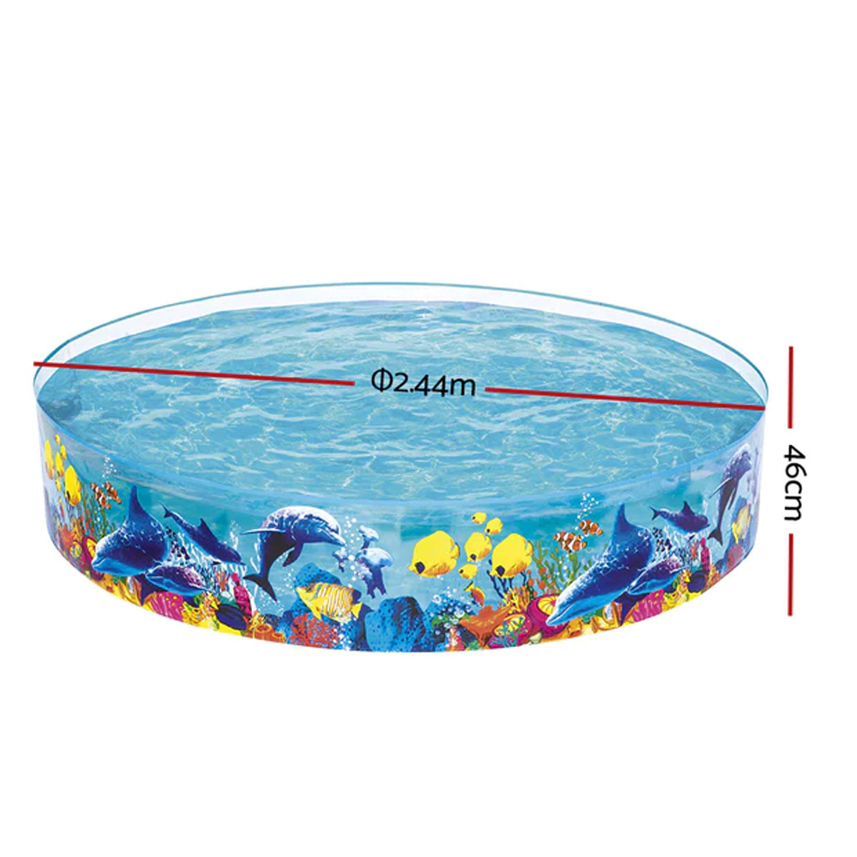 Bestway Swimming Pool Fun Odyssey Above Ground Kids Play Inflatable Round Pools55031