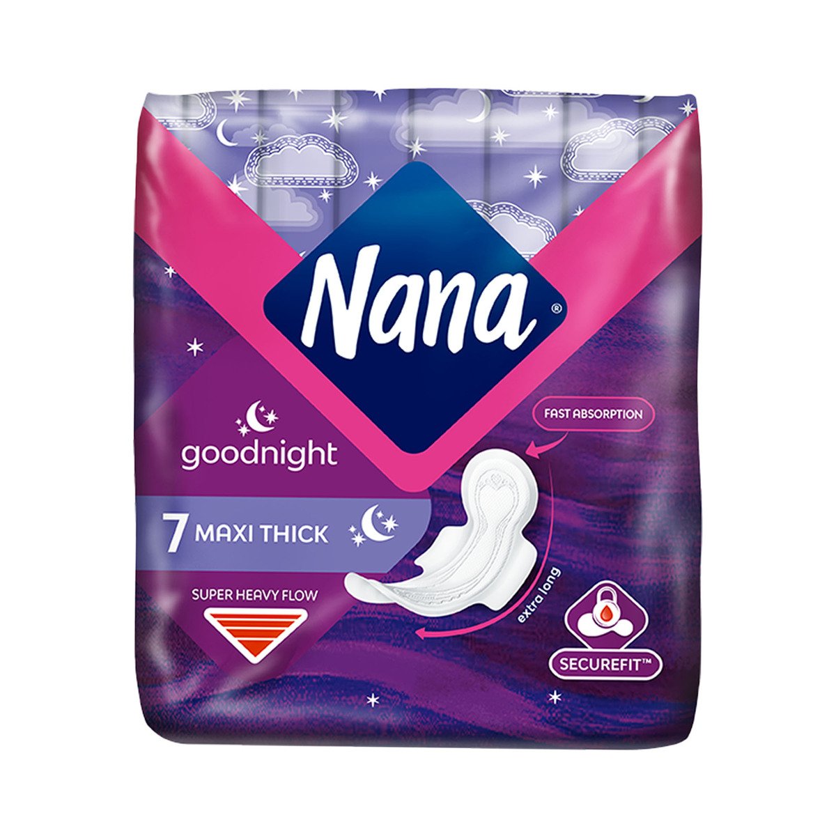 Fam Extra Thin Night Feminine Pads With Wings 7 pcs Online at Best Price, Sanpro Pads