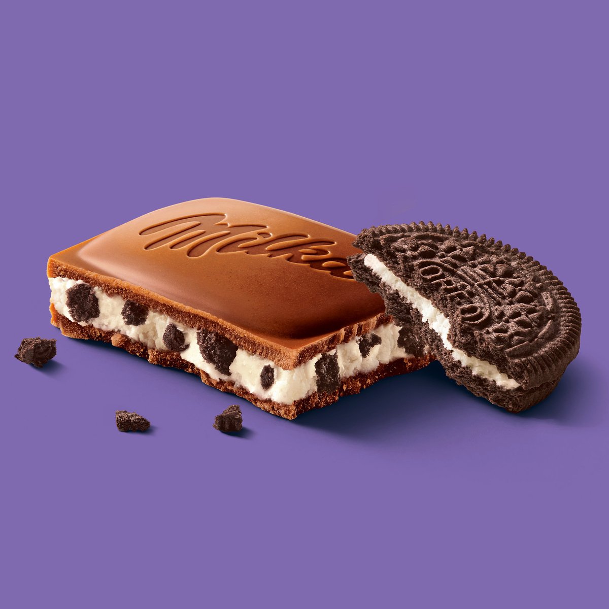 Milka Chocolate With Oreo Cookies 100 g