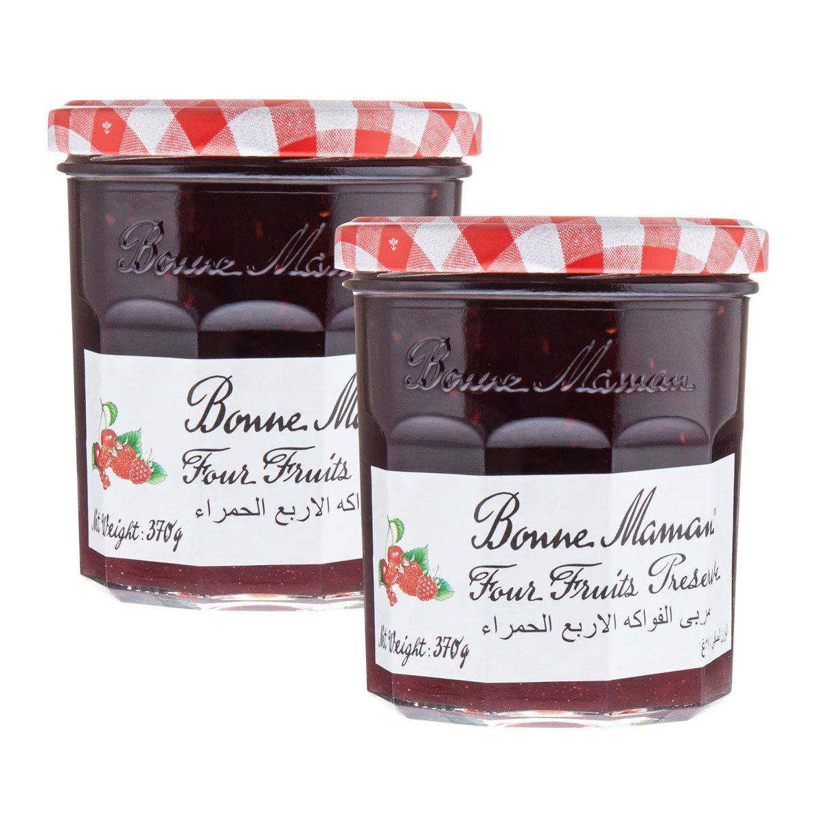 Bonne Maman Four Fruits Jam 2 x 370 g